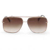 Bella Coffee - Tangle Free Aviator Sunglasses by TopFoxx