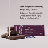Organic Protein Bars (32 Pack Assorted) by TUSOL Wellness