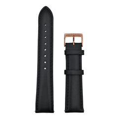 Arvo Black Stitched Leather Watch Band 20mm by Arvo