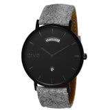 Arvo Black Awristacrat Watch - Gray Felt by Arvo