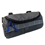 Handlebar Bag - Charcoal & Blue Burrito by HandleStash
