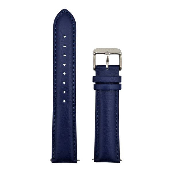 Arvo Blue Stitched Leather Watch Band 20mm by Arvo