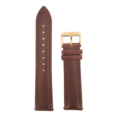 Arvo Brown Stitched Leather Watch Band 20mm by Arvo