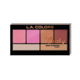 L.A. COLORS So Cheeky Blush & Highlighter - Pink & Playful
