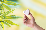 Bath Bombs with CBD -  5 Hearts Shaped with CBD - in a Gift Box - Can be personalized. (THC free) by Lizush