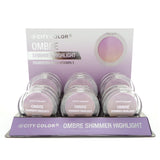 CITY COLOR Shimmer Ombre Highlight  - Amethyst Display Set, 12 Pieces -  Amethyst Display Set, 12 Pieces