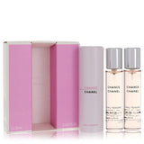 Chance Eau Tendre by Chanel Mini Eau De Toilette Spray + 2 Refills 3 x .7 oz for Women