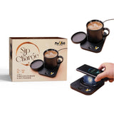 Power & Comfort Trio – Sip & Charge Mug Warmer, All-in-One Alarm Clock & 5-in-1 Folding Charging Station