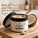 100% Natural Coconut Oil Hair Mask 10 Oz