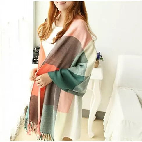 COLORAMA Reversible Shawl Full of Colors