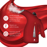 300ml Handheld Fabric Fast 2 Minute Heat-up Powerful Travel Clothes Garment Steamer by Pursonic