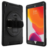 CTA Digital PAD-PCGK10 Protective Case with Built-in 360deg Rotatable Grip Kickstand for iPad 10.2 In. 7th Generation