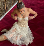 Curb Chain & Heart Pendant Necklace by eklexic