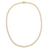 CZ Tennis Necklace by By Adina Eden