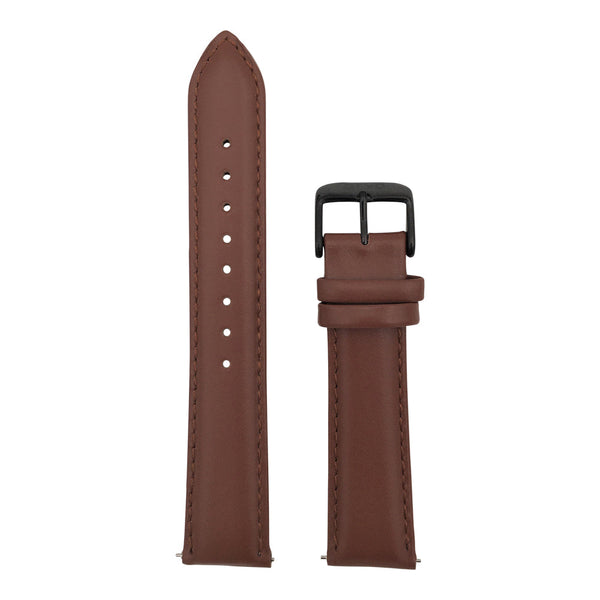 Arvo Chocolate Stitched Leather Watch Band 20mm by Arvo