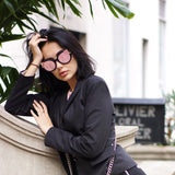 Chloe - Black - Rose Gold by TopFoxx