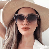 Coco - Tortoise Frame Brown Lens Wayfarer Sunglasses by TopFoxx
