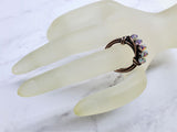 Copper Multi Wire Wrapped Super Sparkly Bling Ring by Alexa Martha Designs