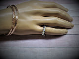 Copper Multi Wire Wrapped Super Sparkly Bling Ring by Alexa Martha Designs