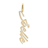 Custom Script Name Pendant by eklexic