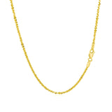 14k Yellow Gold Sparkle Chain (1.50 mm)