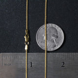 14k Yellow Gold Round Chain (1.2 mm)
