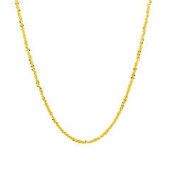 10k Yellow Gold Sparkle Chain 1.50 mm)