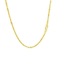 10k Yellow Gold Sparkle Chain 1.50 mm)