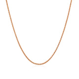 14k Rose Gold Adjustable Popcorn Chain (1.30 mm)