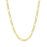 14k Yellow Gold Lite Figaro Chain (3.70 mm)