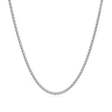 14k White Gold Round Wheat Chain (1.50 mm)