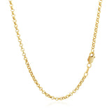 14k Yellow Gold Rolo Chain (2.50 mm)