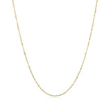 10k Yellow Gold Singapore Chain 0.8mm (0.80 mm)