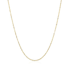 10k Yellow Gold Singapore Chain 0.8mm (0.80 mm)