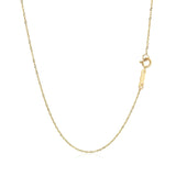 10k Yellow Gold Singapore Chain 0.8mm (0.80 mm)