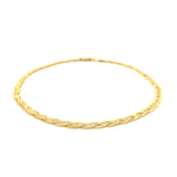 14k Yellow Gold Braided Bracelet  (3.50 mm)