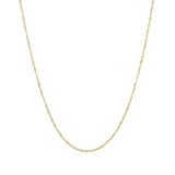 14k Yellow Gold Singapore Chain 0.81 mm