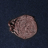 14k Rose Gold Diamond Cut Round Wheat Chain (0.70 mm)