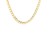 14k Yellow Gold Solid Curb Chain (4.70 mm)