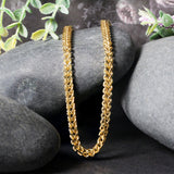 14k Yellow Gold Square Franco Chain (4.40 mm)