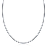 Sterling Silver Classic Omega Chain Necklace (3.0mm)