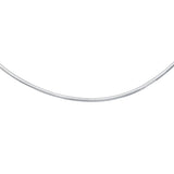 Sterling Silver Classic Omega Chain Necklace (3.0mm)