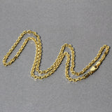 14k Yellow Gold Diamond Cut Cable Link Chain (2.90 mm)