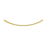 14k Yellow Gold Classic Omega Style Necklace (2.00 mm)