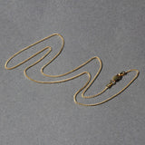14k Yellow Gold Diamond Cut Round Wheat Chain (1.00 mm)