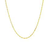 10k Yellow Gold Singapore Chain (1.10 mm)