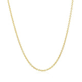 14k Yellow Gold Forsantina Lite Cable Link Chain (1.50 mm)