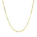14k Yellow Gold Adjustable Snake Chain (0.80 mm)