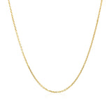 10k Yellow Gold Cable Chain (1.10 mm)