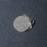 14k White Gold Oval Cable Link Chain (0.97 mm)